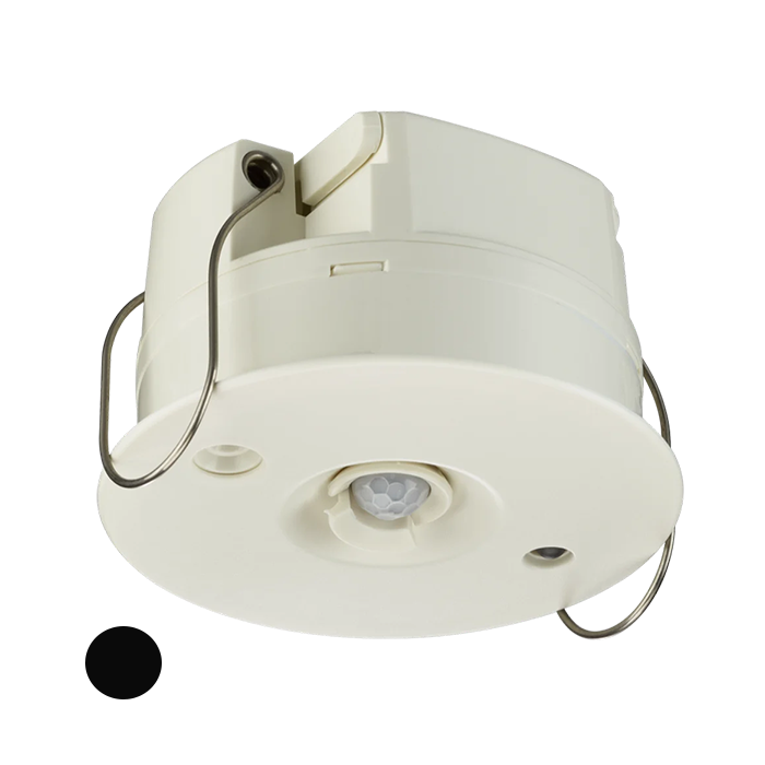 Philips Dynalite DUS360CR-D-RAL9005 Ceiling Recessed Sensor Ceiling 360˚ PE Cell DALI Single Master Port Jet Black Finish