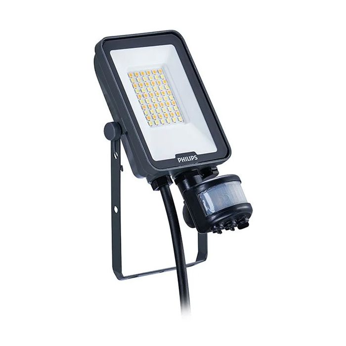 Philips Ledinaire 20W Symmetrical LED Floodlight CCT Selectable with PIR