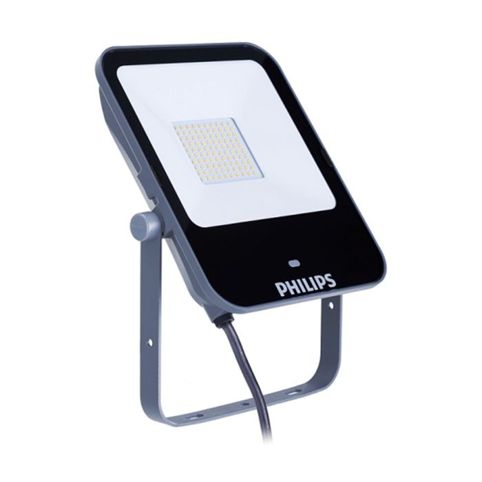 Philips Ledinaire 50w Mini LED IP65 Floodlight Wide Beam with MW Sensor, Photocell & Remote Control Cool White