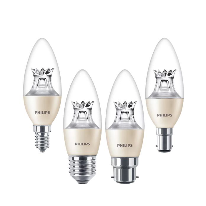 Philips Master Diamond Spark LED Candle DimTone