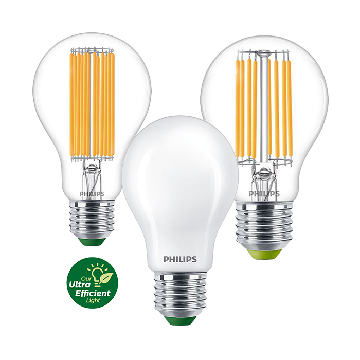 Philips Master Ultra Efficient GLS/A60 Bulbs