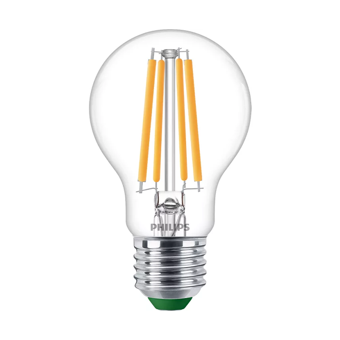Philips Master Ultra Efficient LED 4W E27 Bulb Warm White on a white background