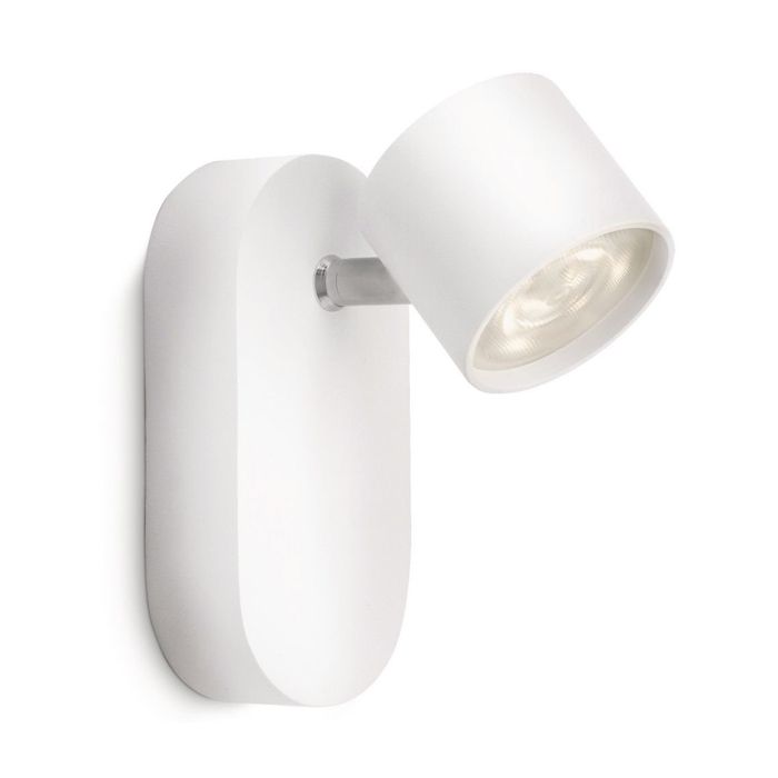 Philips MyLiving 562403116 Star Single Spotlight (Integrated 1 x 3 W LED Bulb) - White