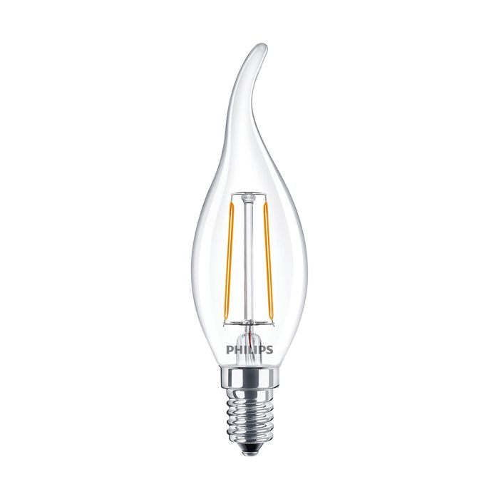 Philips Signify CLA LEDCandle ND 2-25W BA35 E14 827 CL
