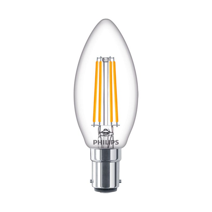 Philips Signify CLA LEDCandle ND 4.3-40W B35 B15 827 CL (80CRI) Non Dim