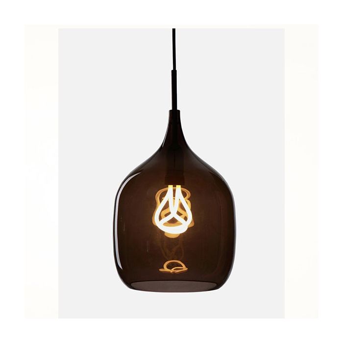 Plumen Decode Vessel Large Shade Set + Plumen 001 LED Bulb - Grey