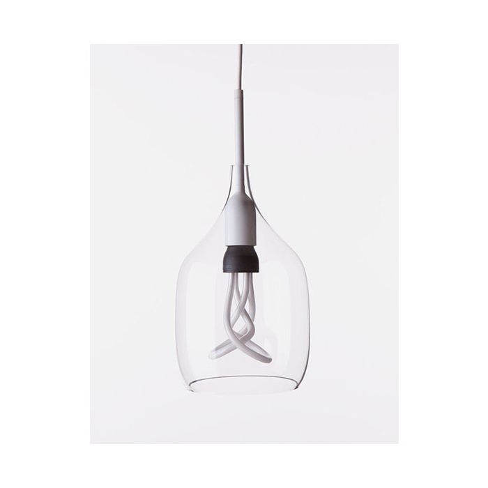Plumen Decode Vessel Shade Set + Plumen 001 LED Bulb - Clear