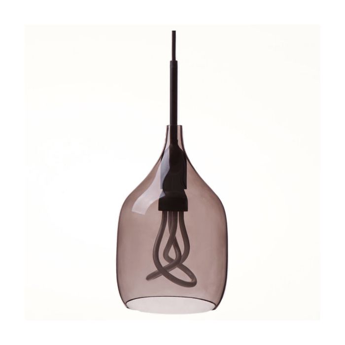 Plumen Decode Vessel Shade Set + Plumen 001 LED Bulb - Grey