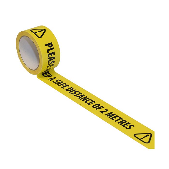 PPE Keep Distance Tape 2M Roll