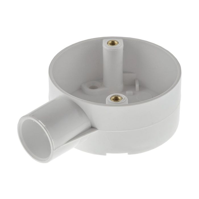 PVC Conduit Terminal Box - 20mm White