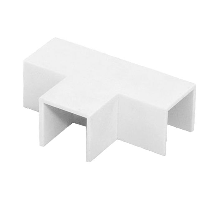 PVC Mini Trunking FT1 Flat Tee 16x16mm