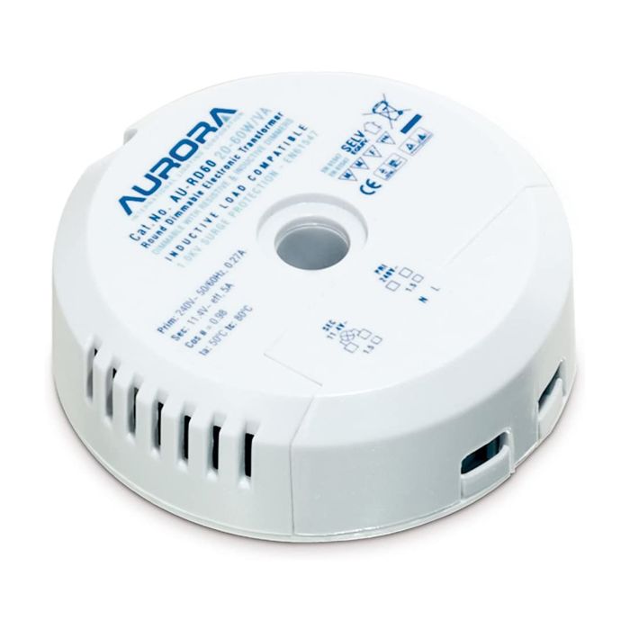 Round 60va Electronic Transformer Aurora Lighting AU-RD60