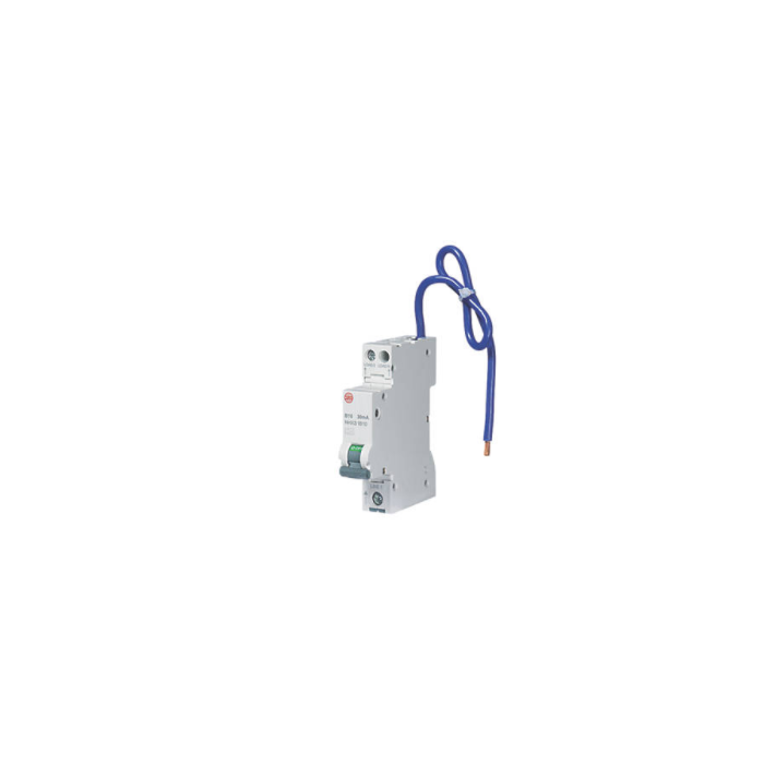 Wylex NHXS 10A Single Pole 1 Module B Curve 6kA 30mA RCBO