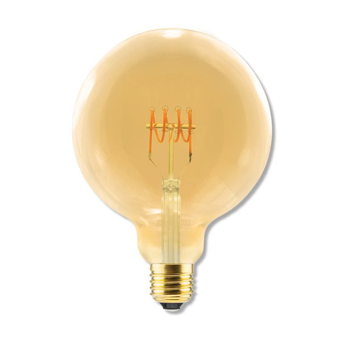 SegulaLED Design Line 50537 Globe 125 Curved Gold 8W-28W E27 2000k