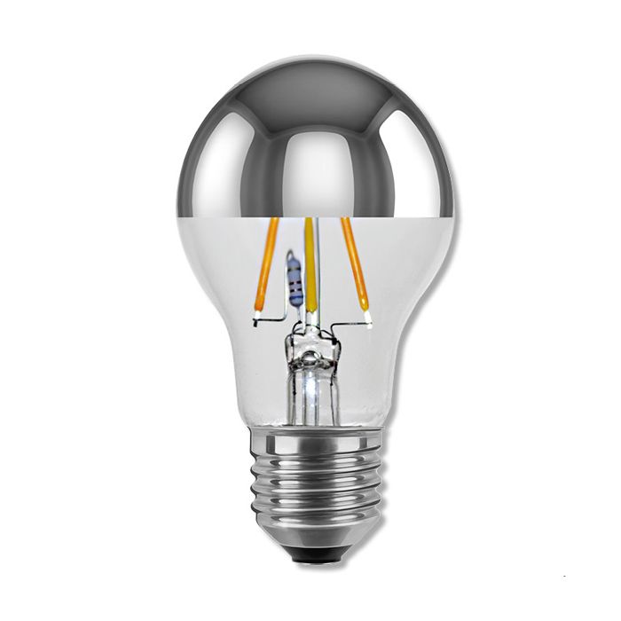 SegulaLED 50280 4w Light Bulb Mirror Silver E27 200lm 2000K - 2900K Dimmable