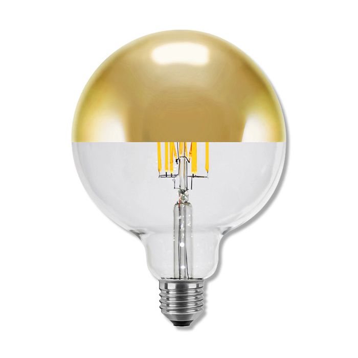 SegulaLED Ambient 50494 8w Globe 125 Mirror Copper E27 450lm 2200K-2900K Dimmable