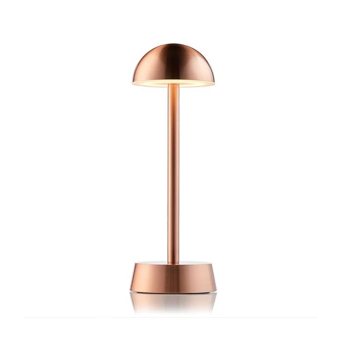 Sofia Dome Cordless Table Lamp Copper