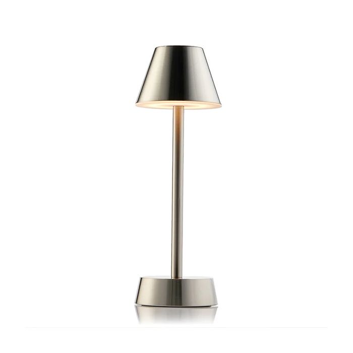 Sofia Empire Cordless Table Lamp Nickel