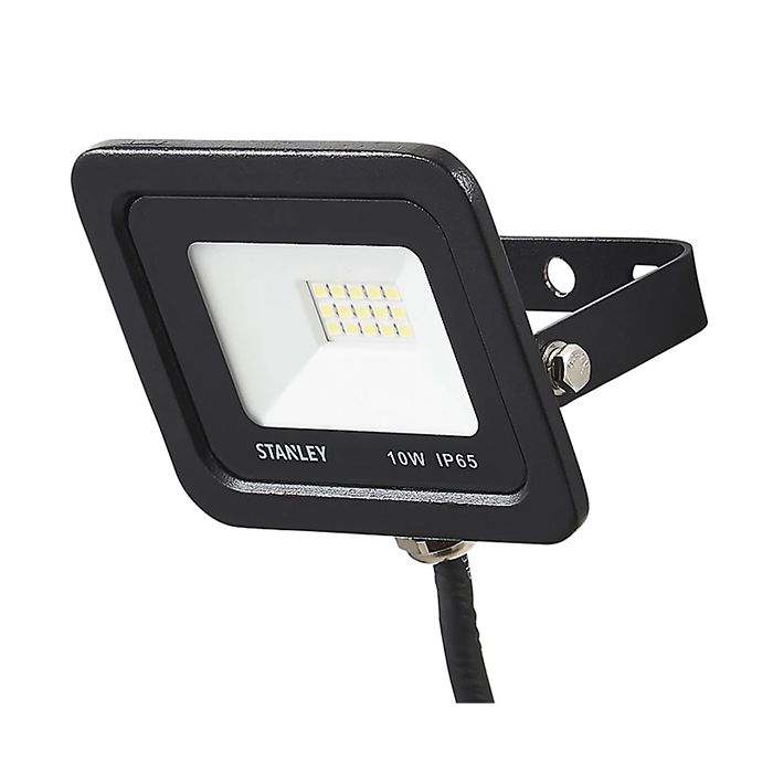 Stanley 10W LED Slimline Floodlight Black