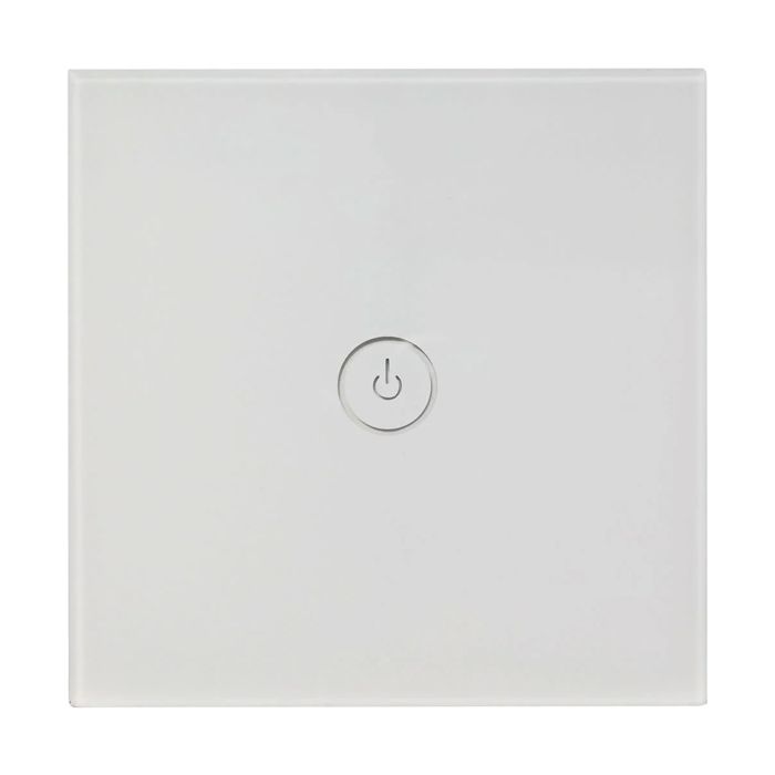 TCP Smart 1 Gang Single WiFi Switch White