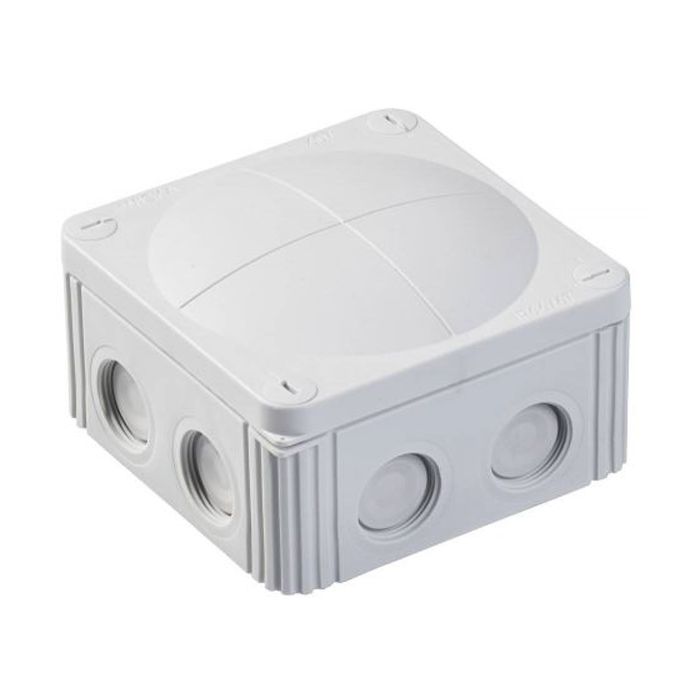 WISKA Combi Junction Box Grey IP67, 110mm x 110mm x 66mm