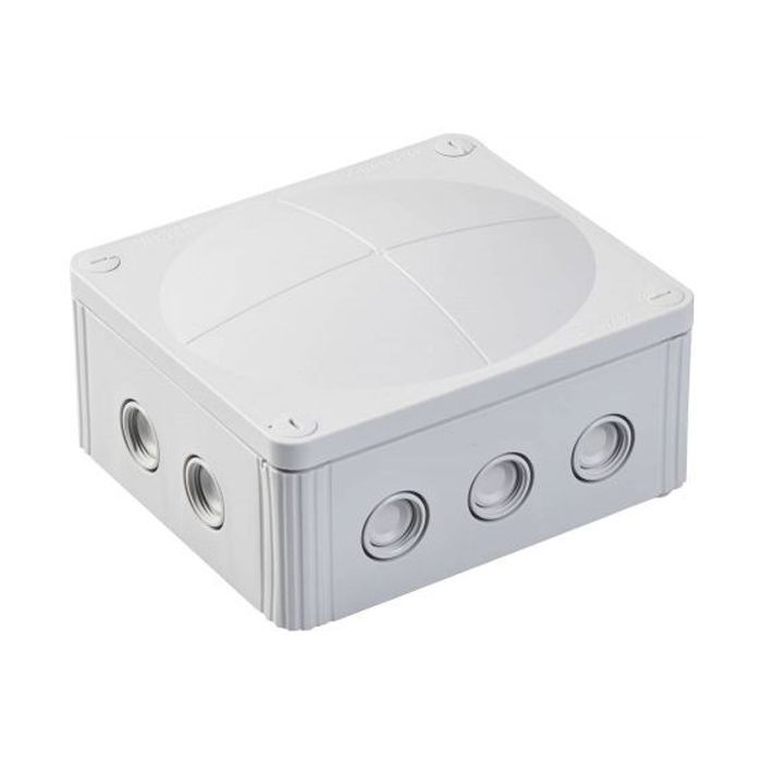 WISKA Combi Junction Box Grey IP67, 160mm x 140mm x 81mm
