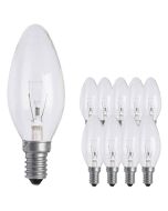 25W SES Clear Candle 35mm Pack of 10