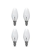25W SES Clear Candle 35mm Pack of 4