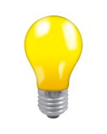Crompton 40W ES Yellow GLS