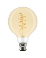 GE LED FILAMENT HELIAX GLOBE G80 5.5W B22/BC 2000K DIMMABLE