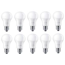 10 Pack Philips CorePro LEDbulb ND 13-100W A60 E27 827