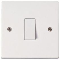 10 Amp 1 Gang 1 Way Plate Switch