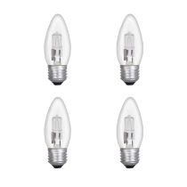 42W ES Halogen Clear Candle - 4 PACK