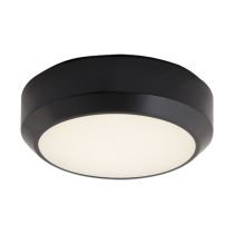 Ansell Delta CCT 2 Black 7-12W LED Bulkhead-Microwave Sensor, Emergency & Photocell