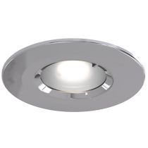Ansell Edge GU10 Fire Rated Downlight 50W Satin Chrome