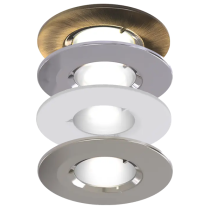 Ansell Edge GU10 Fire Rated IP65 Fixed Downlight 