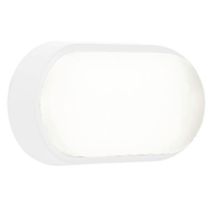 Ansell Helder 12.5W White LED Oval Bulkhead