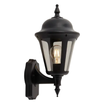 Ansell Latina Wall Lantern E27 Black 
