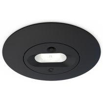 Ansell Merlin LED Emergency Downlight 5W Non-maintained Black - Open Area