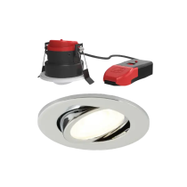 Ansell Prism Pro Chrome 5-7W Gimbal Fire Rated Downlight Chrome