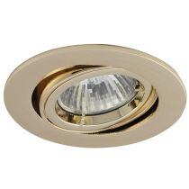 Ansell Twistlock GU10 50W Die-Cast Downlight Brass