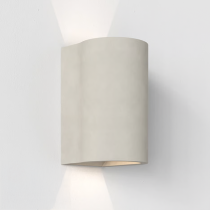 Astro Dunbar Coastal 160 6.3W LED Outdoor Twin Wall Light Matt Concrete