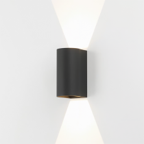 Astro Dunbar Coastal 160 6.3W LED Outdoor Twin Wall Light Matt Concrete