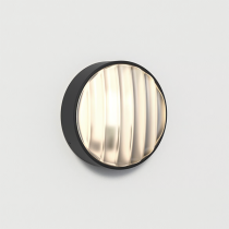 Astro Montreal Round 220 Black Outdoor Wall Light