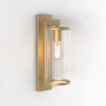 Astro Pimlico Outdoor Wall Light-400mm-Antique Brass