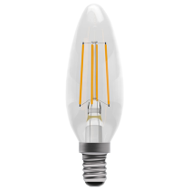 Bell 3.3W LED Filament Clear Candle SES 2700K