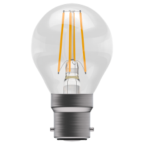 Bell 3.3W LED Filament Clear Round  BC 4000K