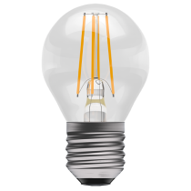 Bell 3.3W LED Filament Clear Round Dimmable  ES 4000K