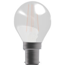 Bell 3.3W LED Filament Satin Round  SBC 2700K