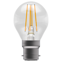 Bell Genesis 4.5W LED Filament Clear Round Dimmable BC 2700K